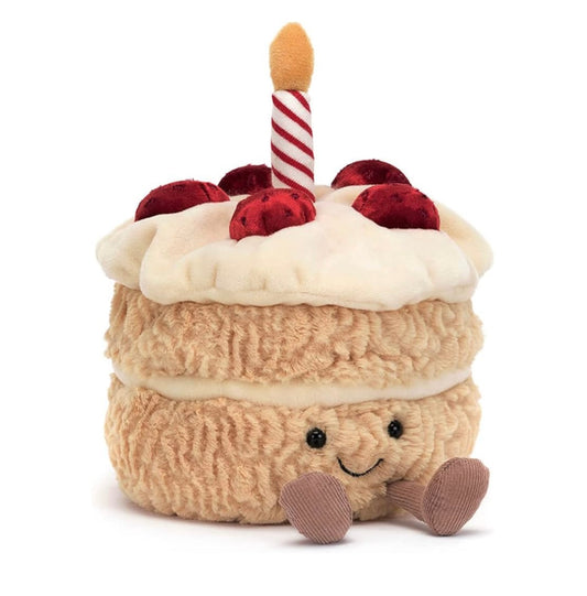 Birthday Cake Plush Strawberry Toy Gift