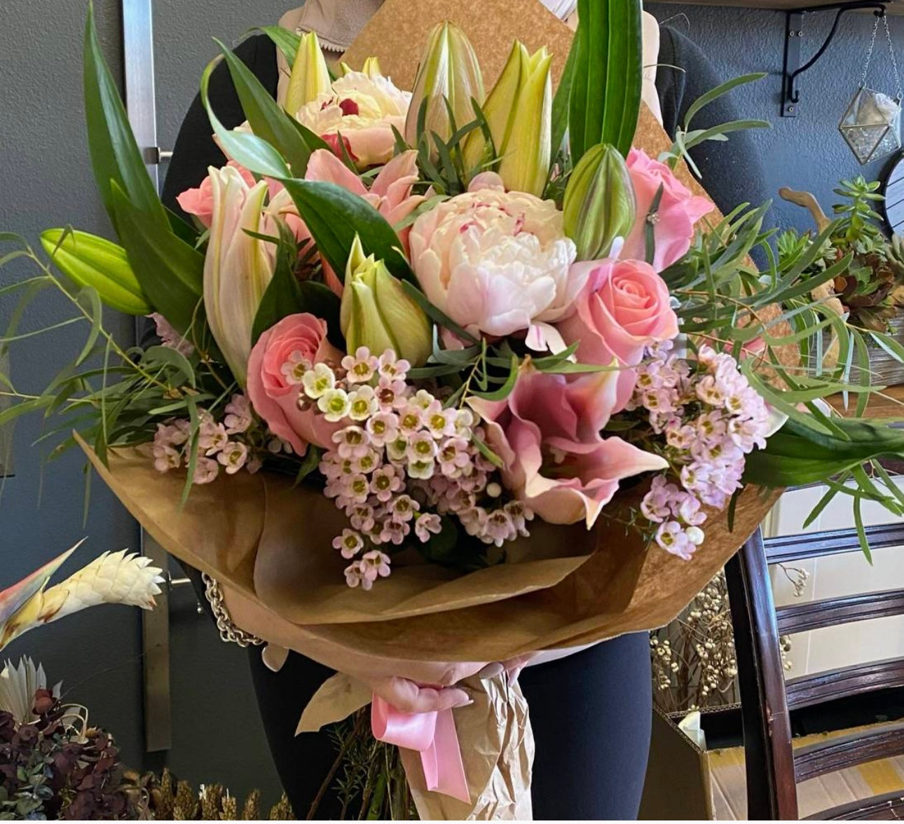 Rose-Lily Bouquet